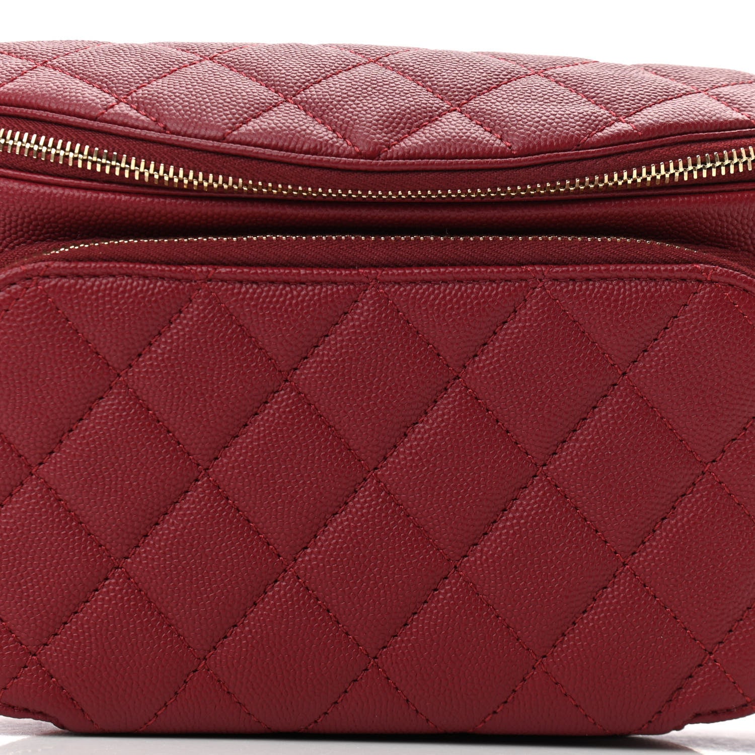 Chanel Caviar Quilted Business Affinity Waist Belt Bag Burgundy 12 of 19