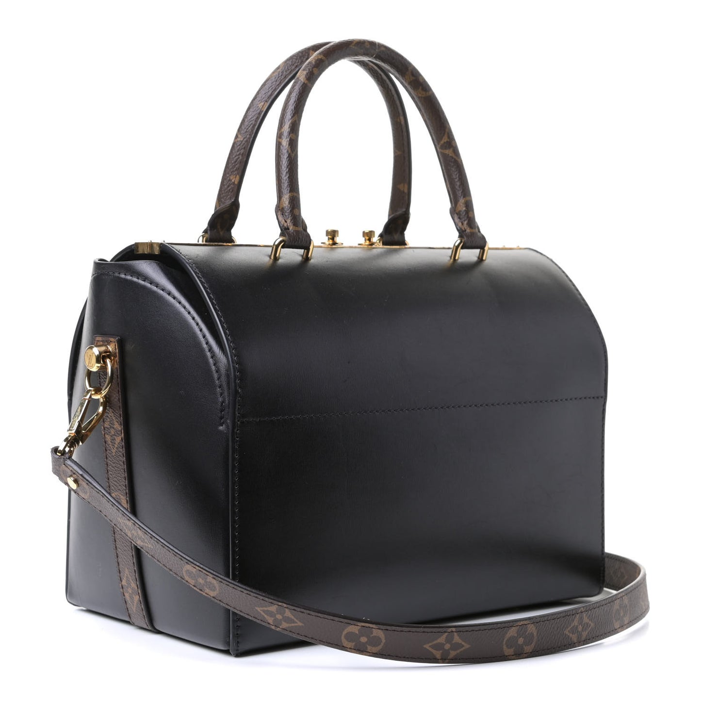 Calfskin Monogram Speedy Doctor 25 Black