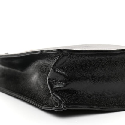 Chanel Shiny Aged Calfskin North South Shopping Bag Black 9 of 14