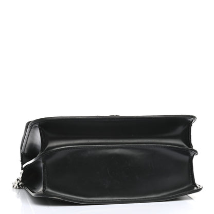 Burberry Calfskin Montage Print Small TB Bag Black 4 of 22