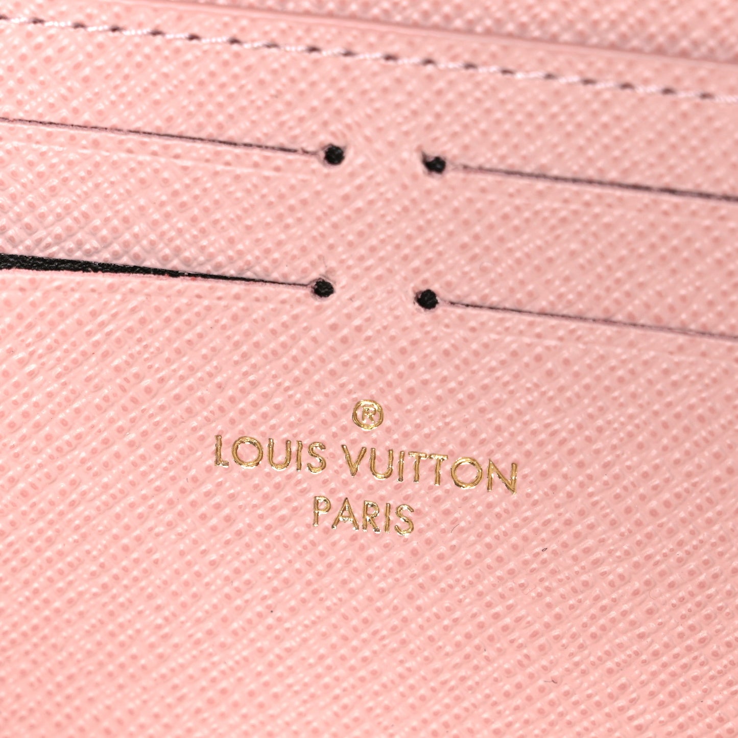 Damier Azur Clemence Wallet Rose Ballerine