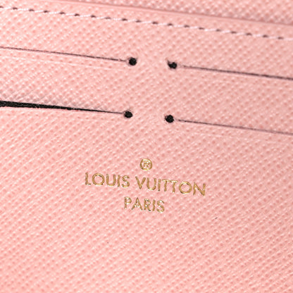 Louis Vuitton Damier Azur Clemence Wallet Rose Ballerine 6 of 6