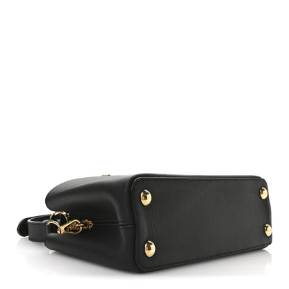 Louis Vuitton Taurillon LV Crush Capucines East West MM Black 4 of 10