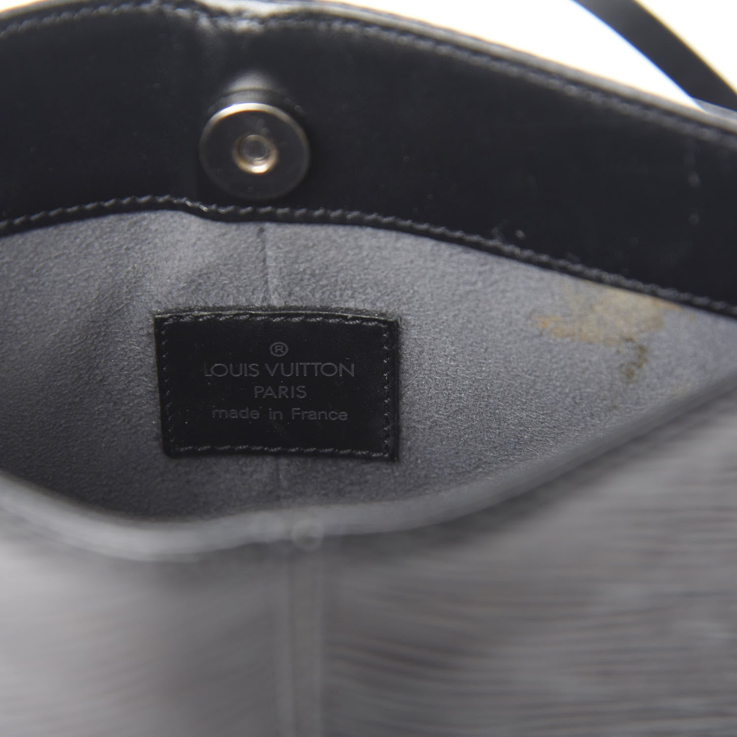 Louis Vuitton Epi Demi Lune Pochette Black 5 of 9