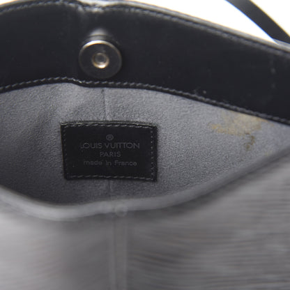 Louis Vuitton Epi Demi Lune Pochette Black 5 of 9