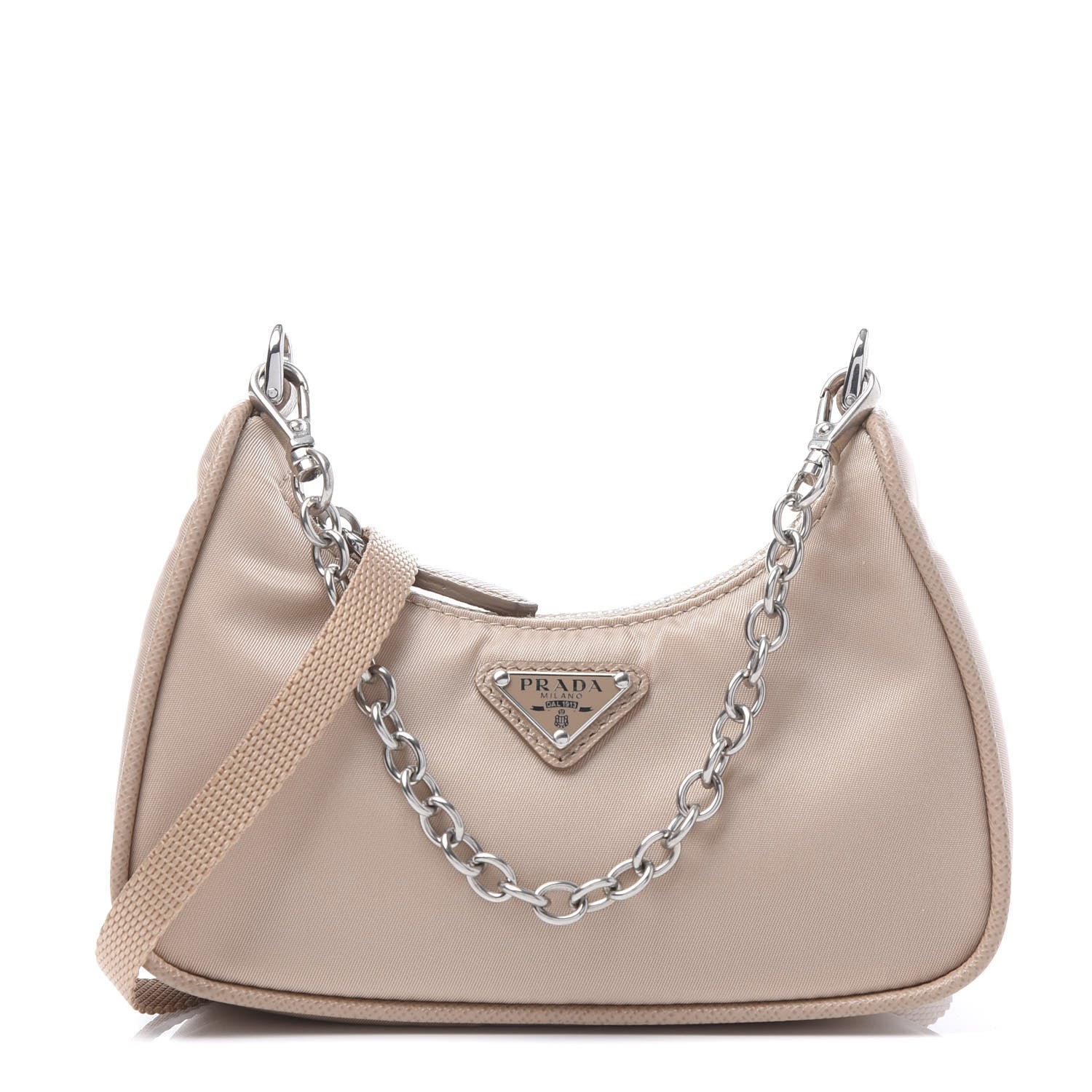 Prada Tessuto Nylon Saffiano Mini Re-Edition 2000 Shoulder Bag Cammeo 1 of 9