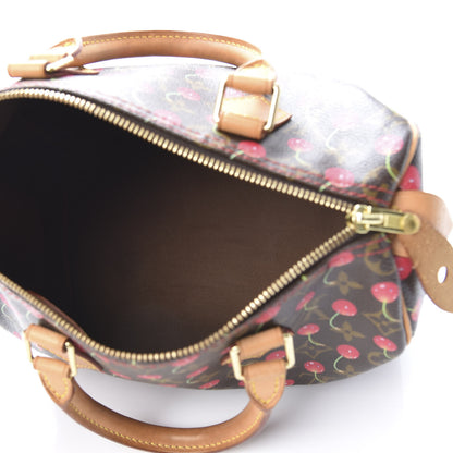Louis Vuitton Monogram Cerises Speedy 25 5 of 11