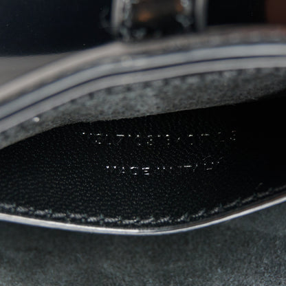 Saint Laurent Patent Calfskin Le 5 A 7 Mini Hobo Black 7 of 10