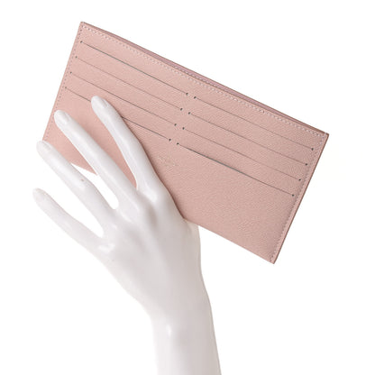 Louis Vuitton Calfskin Felicie Card Holder Insert Rose Ballerine 2 of 7