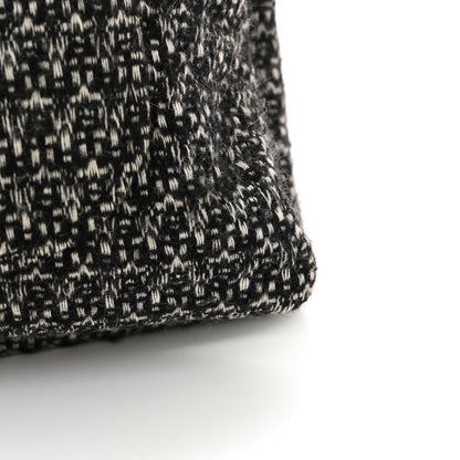 Chanel Sequin Tweed Icons Large Accordion 3 Flap Black 12 of 13
