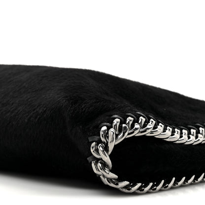 Stella McCartney Faux Pony Hair Falabella Tote Black 8 of 9
