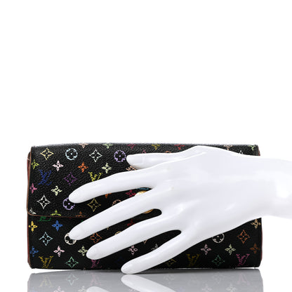Louis Vuitton Monogram Multicolor Sarah Wallet Black Grenade 8 of 8