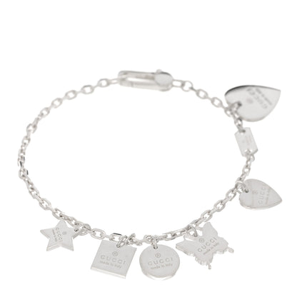 Gucci Sterling Silver Trademark Charm Bracelet 1 of 3