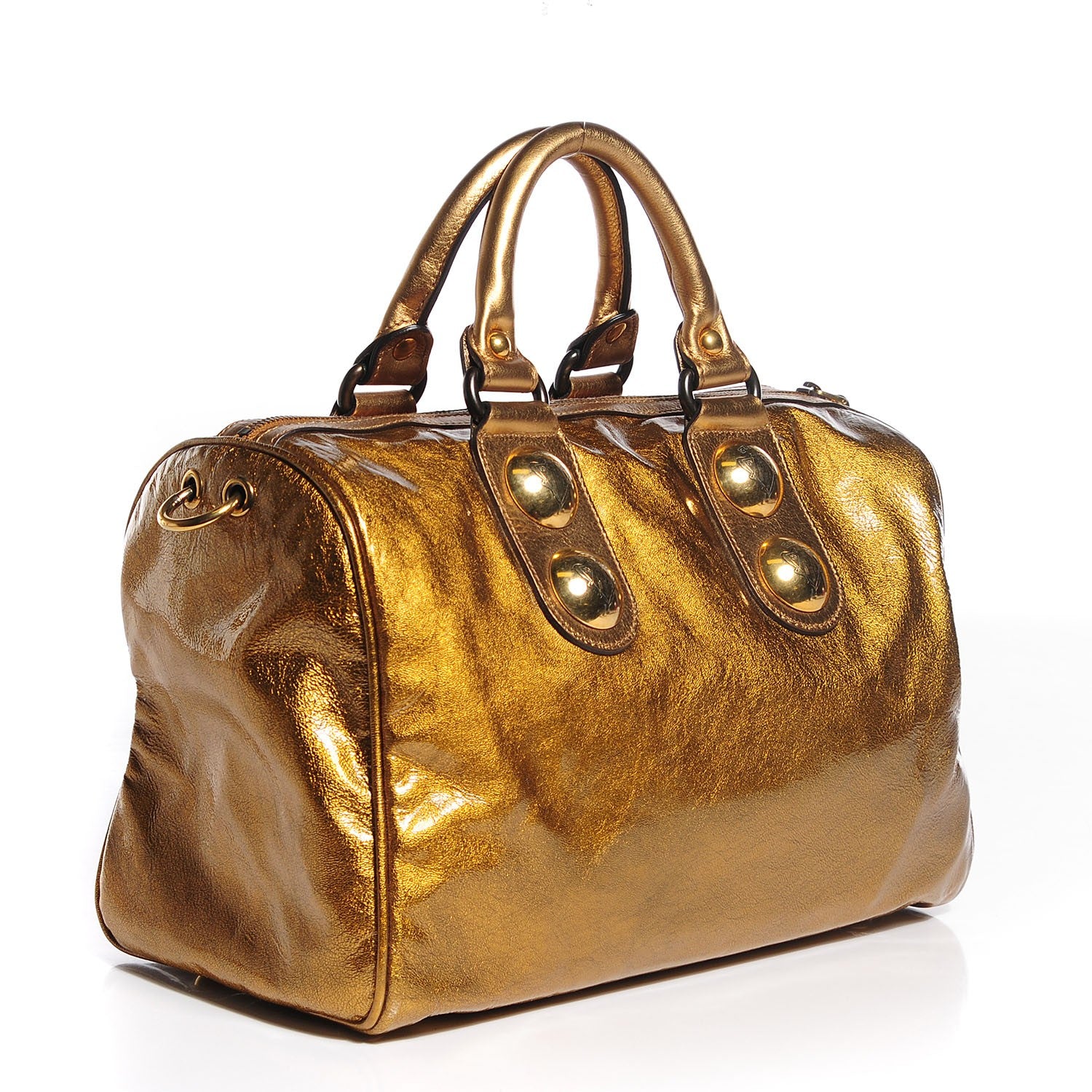 Gucci Patent Babouska Medium Boston 3 of 9