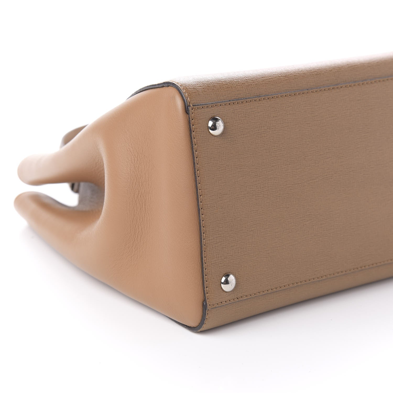 Fendi Vitello Elite Regular 2Jours Tote Orzo 7 of 11
