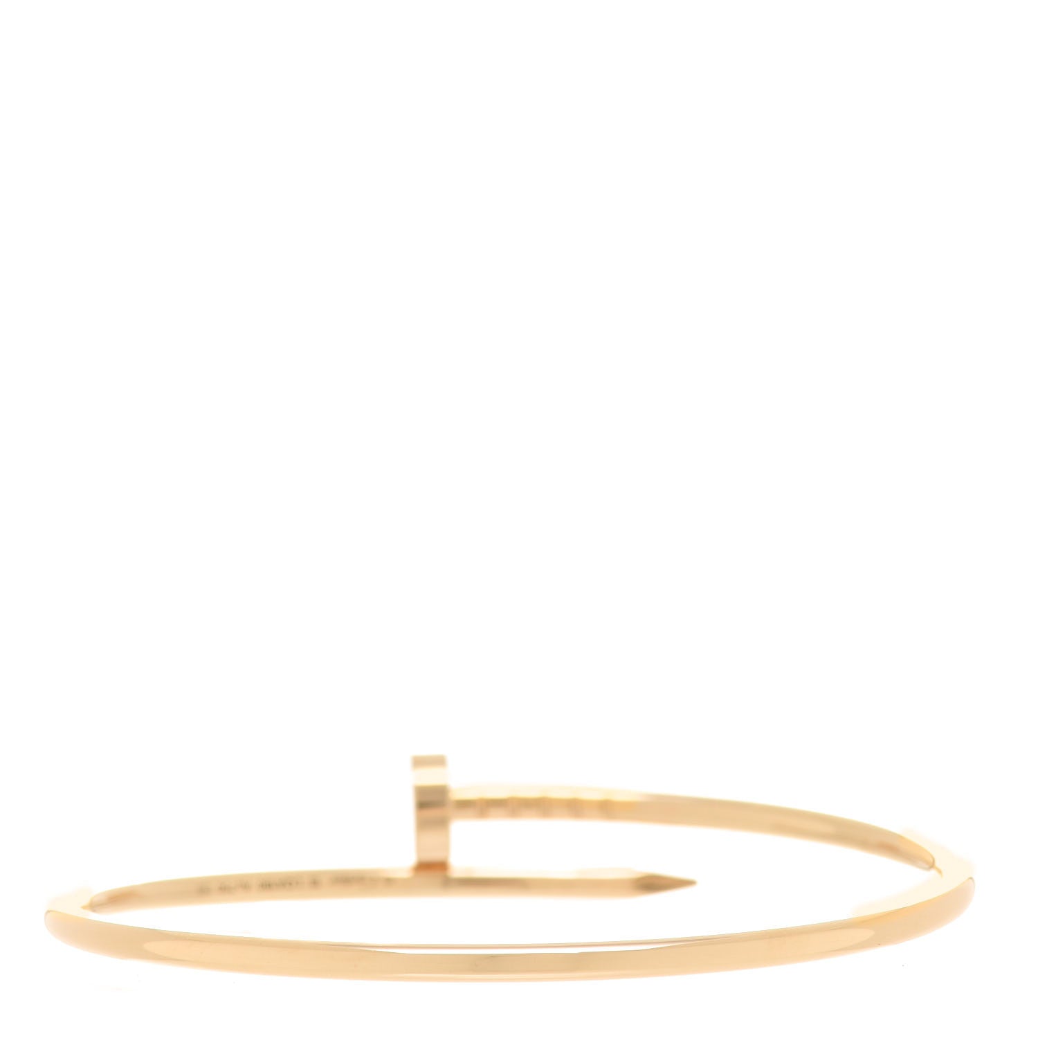 Cartier 18K Yellow Gold Small Juste Un Clou Bracelet 15 3 of 4