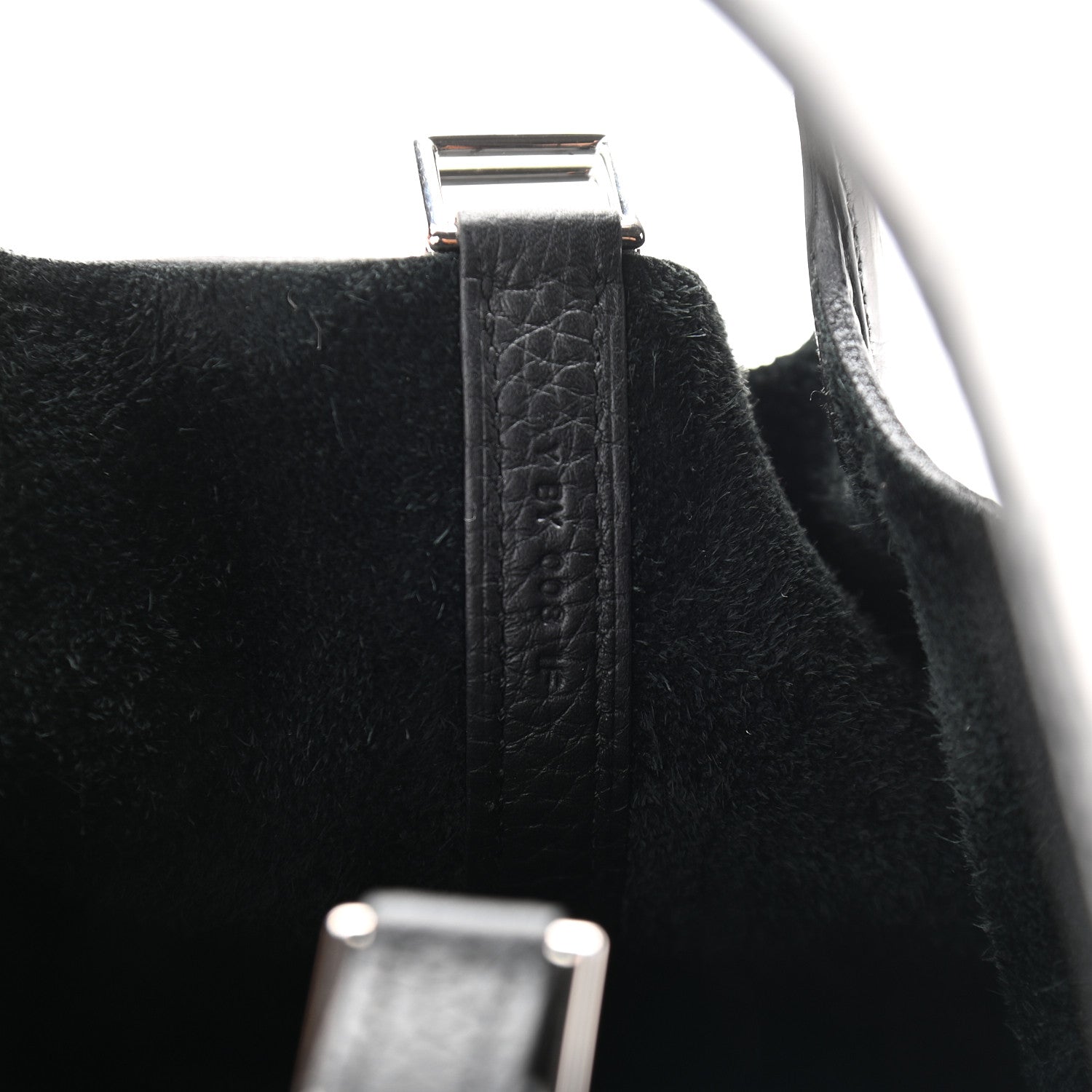 Hermes Taurillon Clemence Matte Alligator Picotin Lock Touch 18 PM Black 6 of 8
