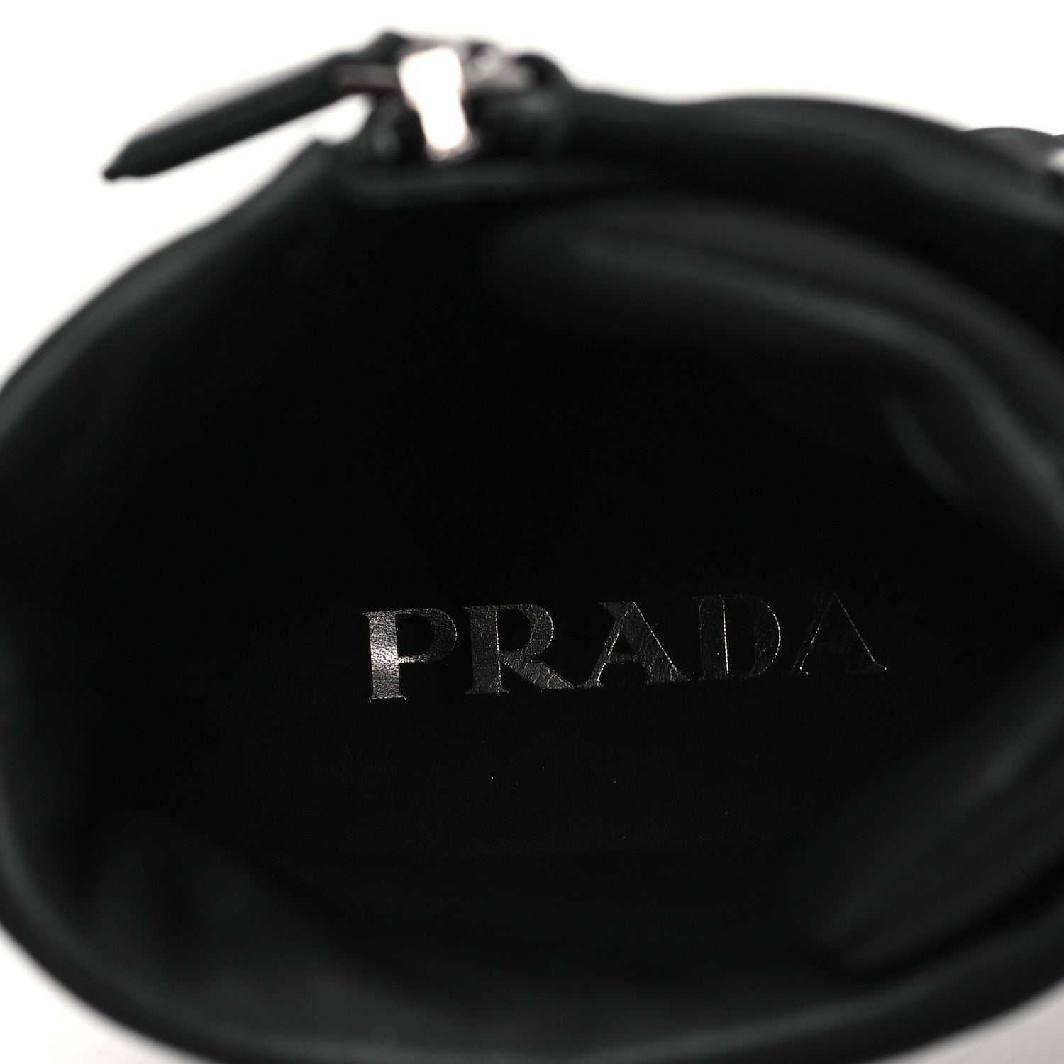 Prada Spazzolato Re-Nylon Metal Triangle Logo Lace Up 55mm Ankle Boots 38 Black 8 of 10