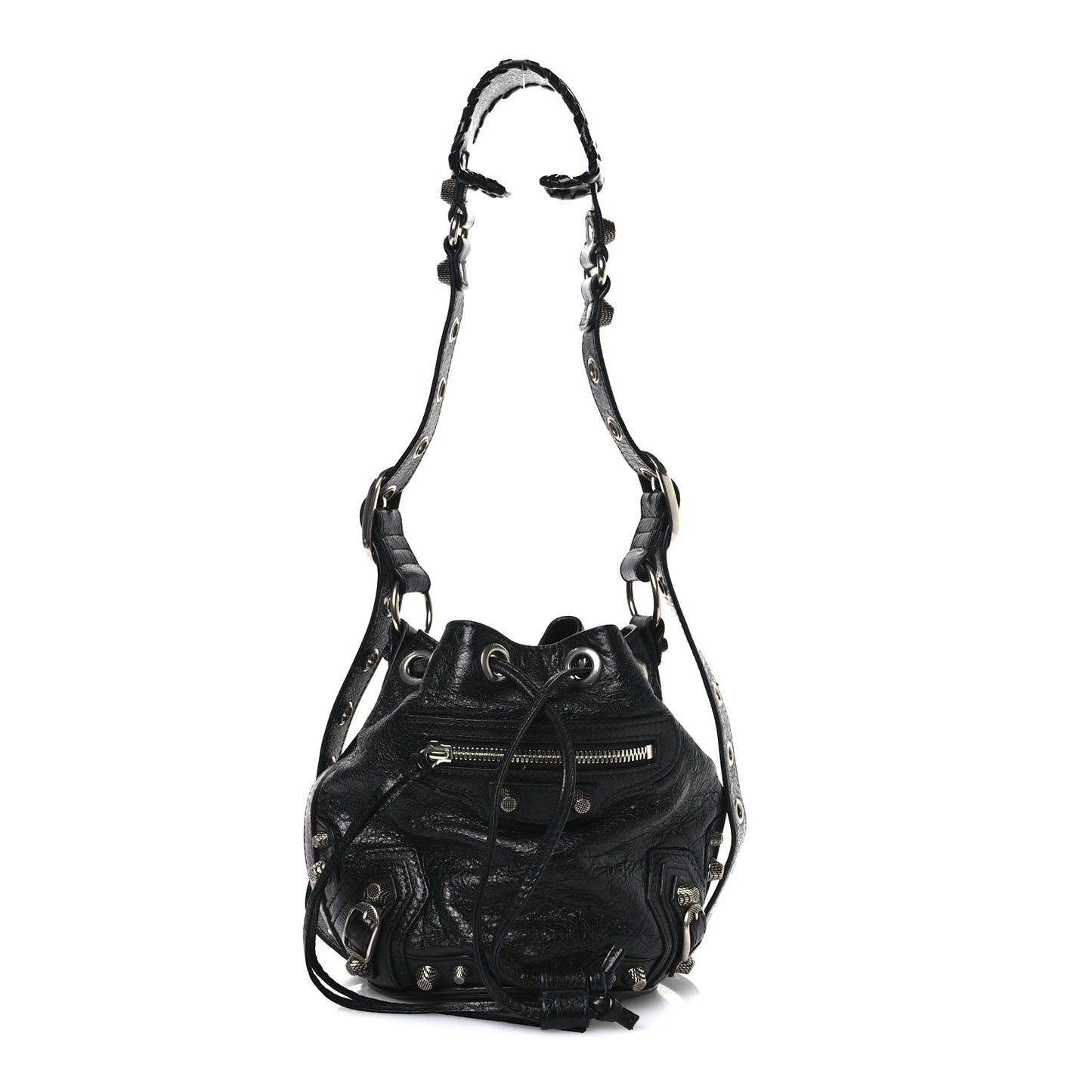 Agneau Arena Le Cagole Bucket Bag XS Black