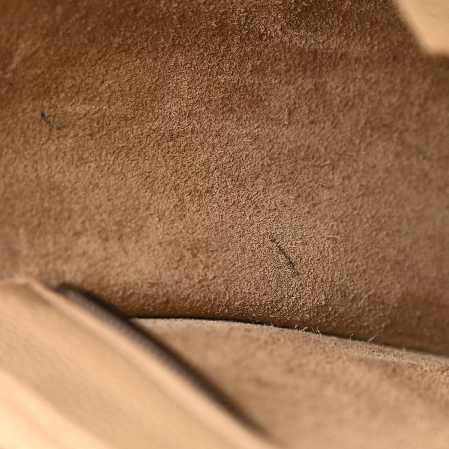Drummed Calfskin Nano Luggage Dune