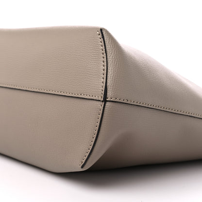 Fendi Vitello Vienna Enamel F is Fendi Shopping Tote Tortora Taupe 9 of 10