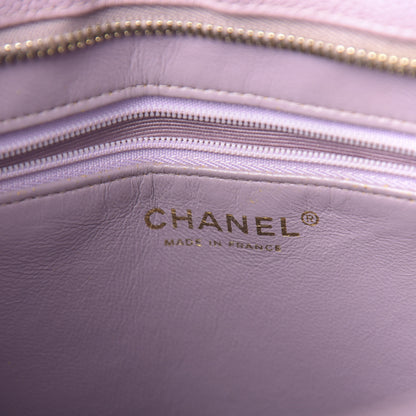 Chanel Caviar Quilted Medallion Tote Purple 8 of 12