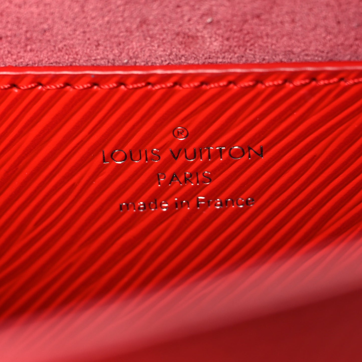 Epi Twist Shoulder Bag MM Coquelicot