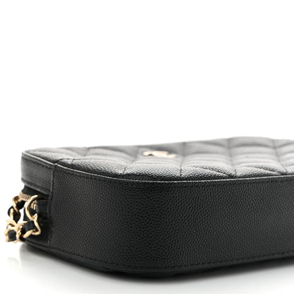 Chanel Caviar Quilted Vanity With Chain Black 10 of 13