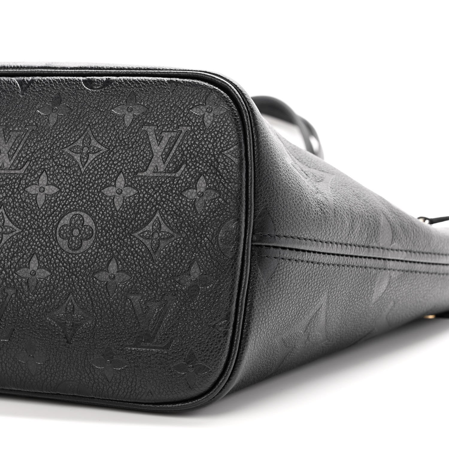 Louis Vuitton Empreinte Monogram Giant Neverfull MM Black 10 of 11