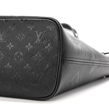 Louis Vuitton Empreinte Monogram Giant Neverfull MM Black 10 of 11