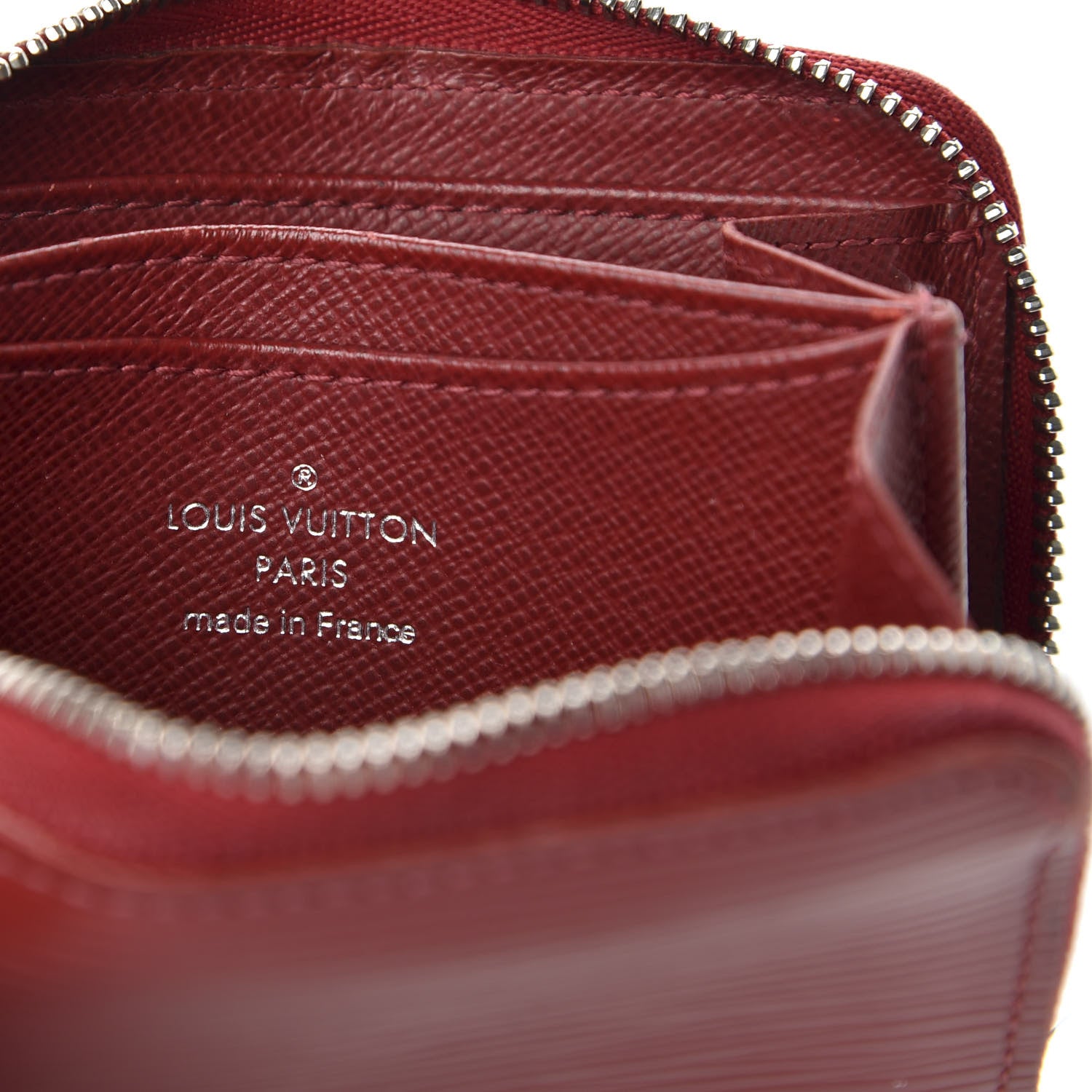 Louis Vuitton Epi Zippy Coin Purse Rubis 6 of 11