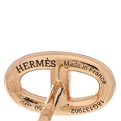Hermes 18K Rose Gold TPM Farandole Stud Earrings 4 of 4