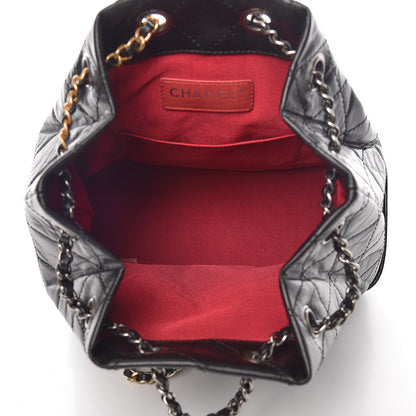 Chanel Aged Calfskin Quilted Small Gabrielle Backpack Black 5 of 14