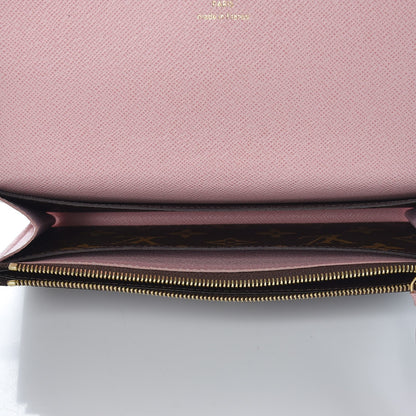 Louis Vuitton Monogram Emilie Wallet Rose Ballerine 5 of 8