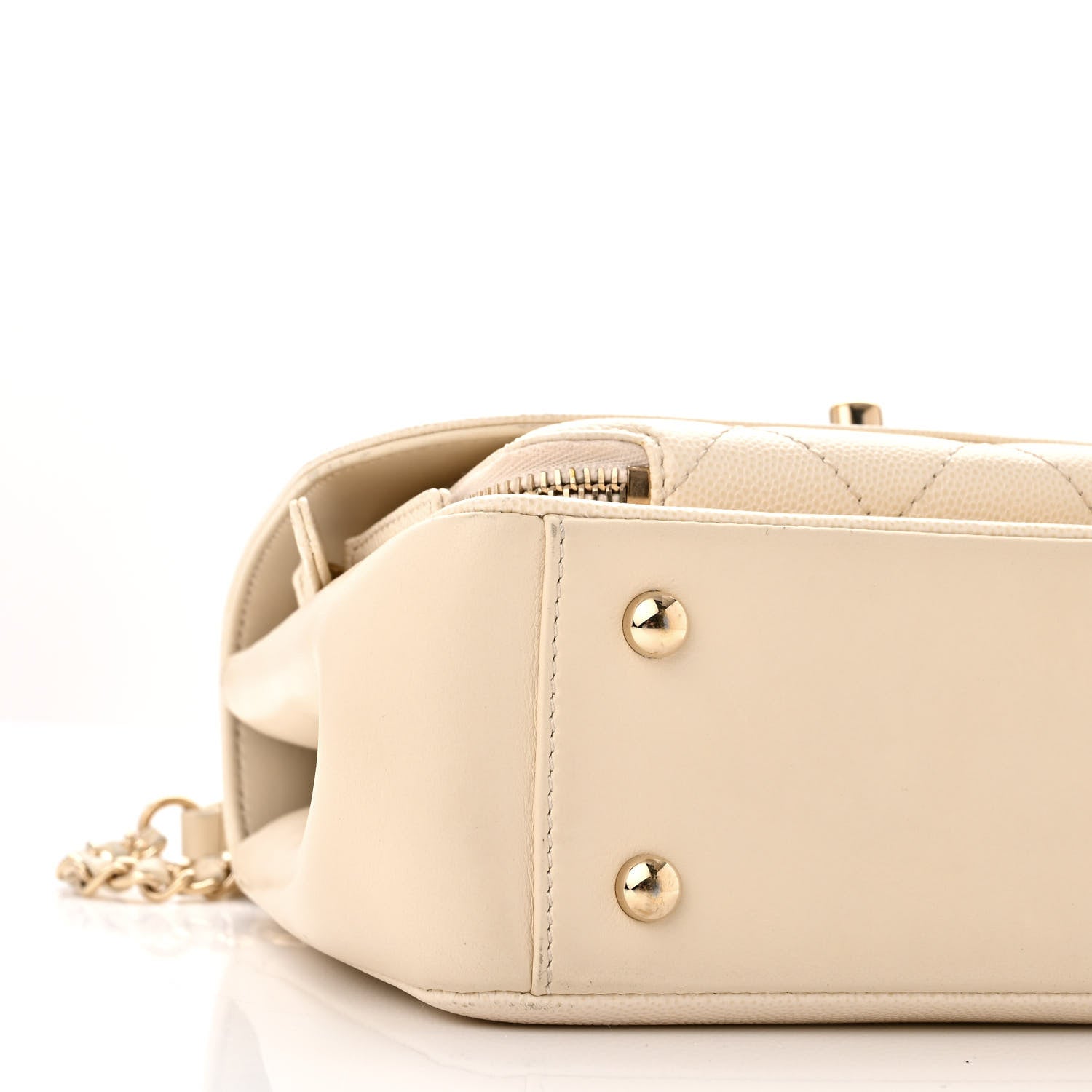 Chanel Caviar Quilted Small Business Affinity Flap White 9 of 12
