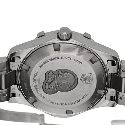 Tag Heuer Stainless Steel Diamond Bezel Mother of Pearl 33mm Aquaracer Lady Quartz Watch WAF1313 4 of 4