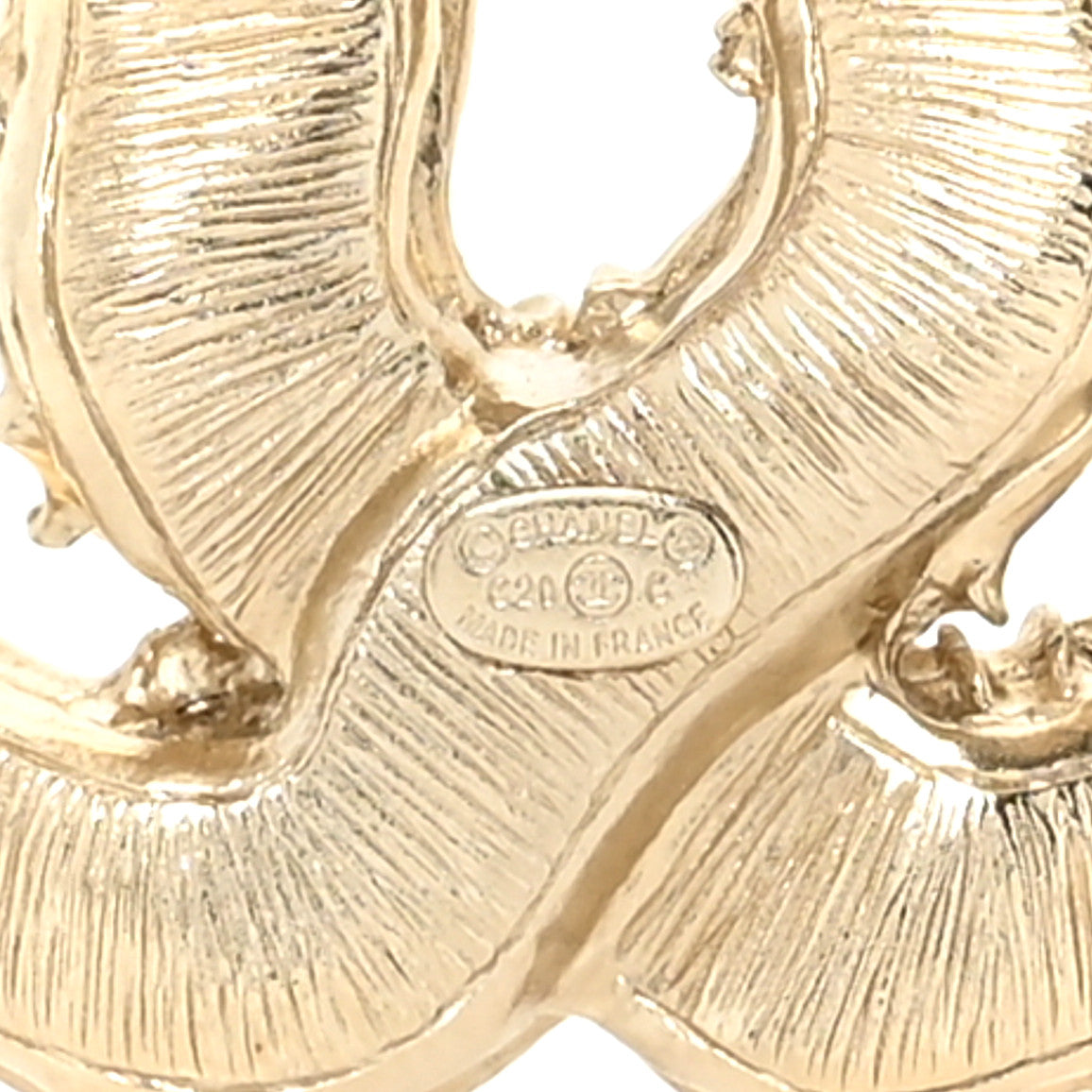 Chanel Crystal CC Camellia Express Brooch Gold 4 of 4