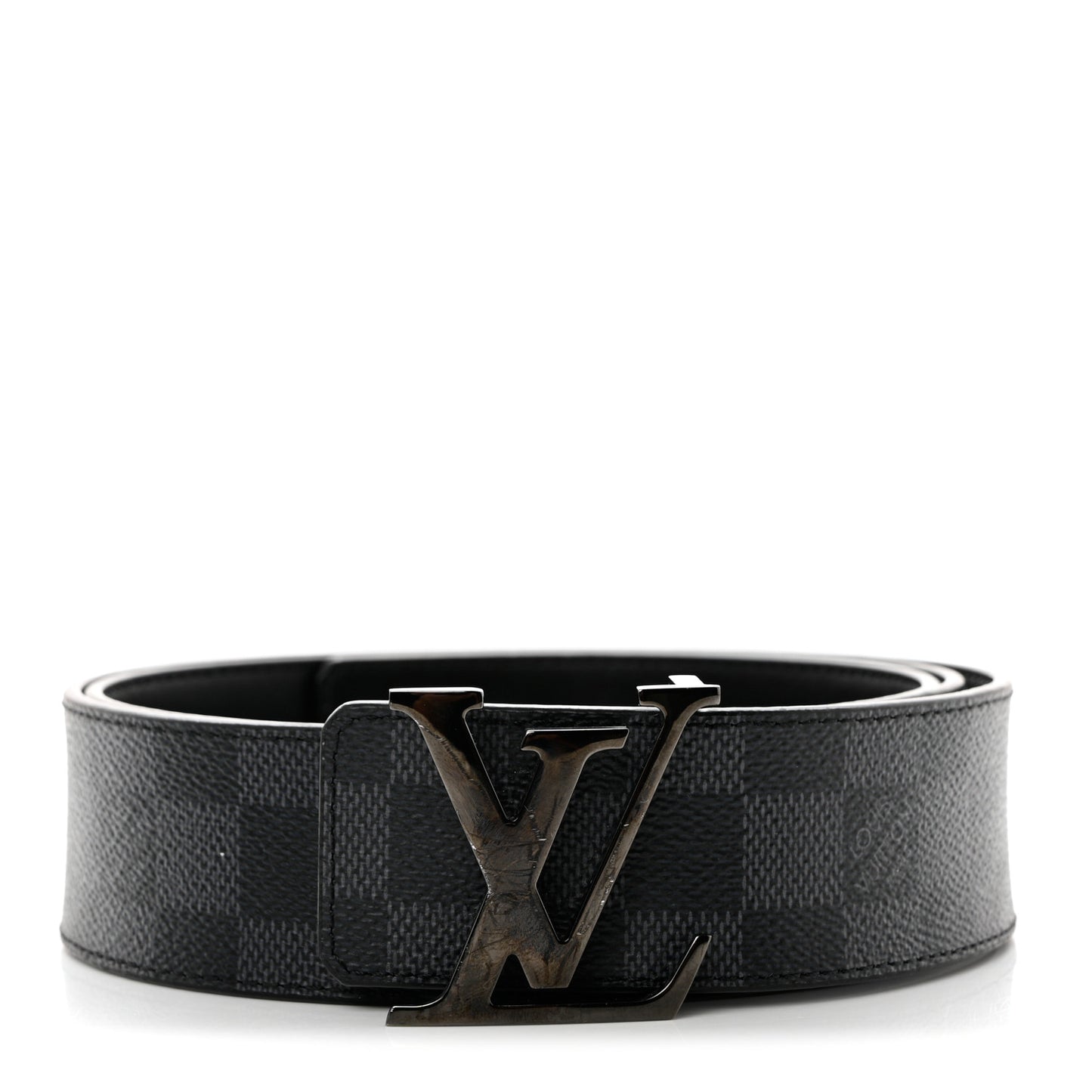 Damier Graphite 40mm LV Initiales Belt 95 38