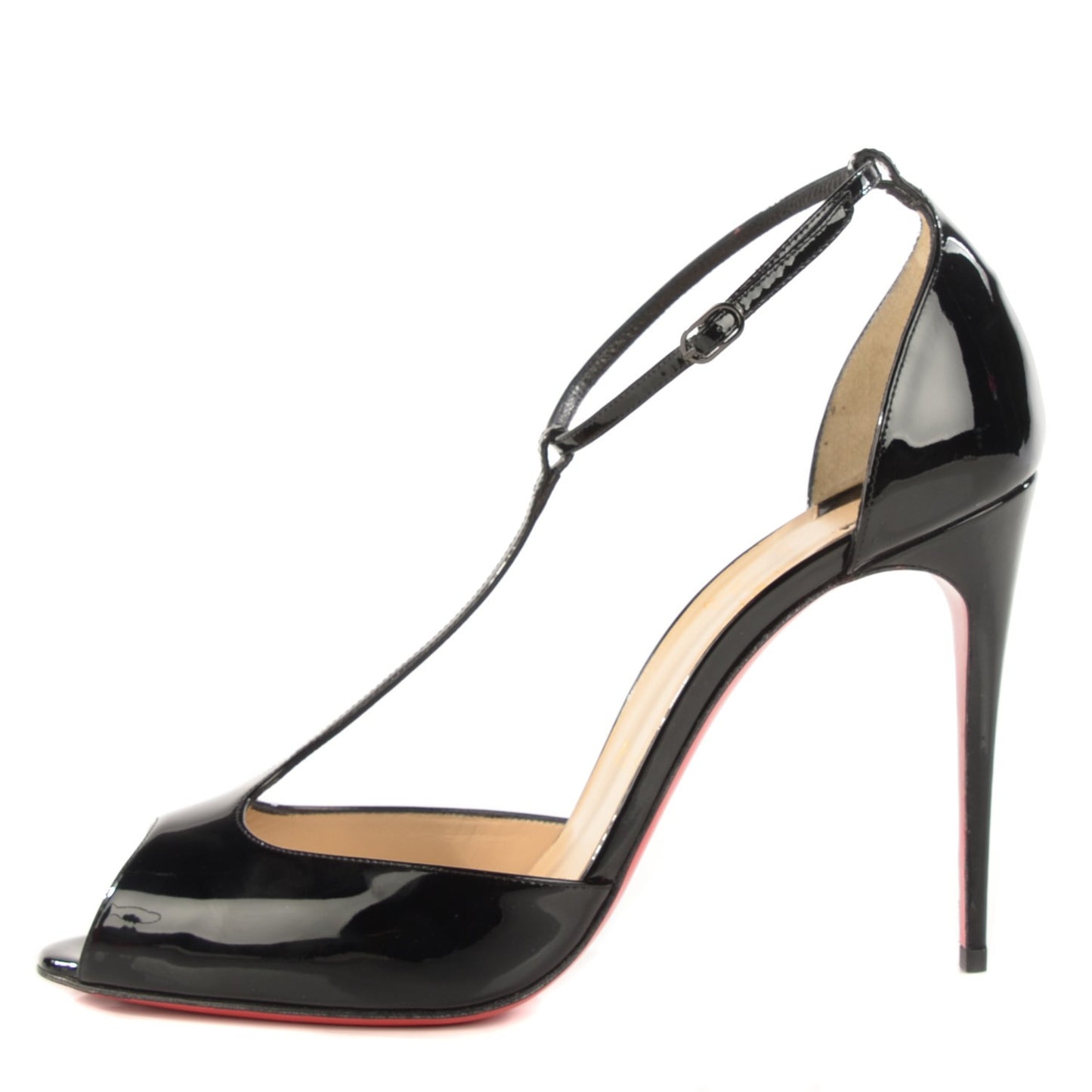 Patent Senora 100 Sandals 40.5 Black