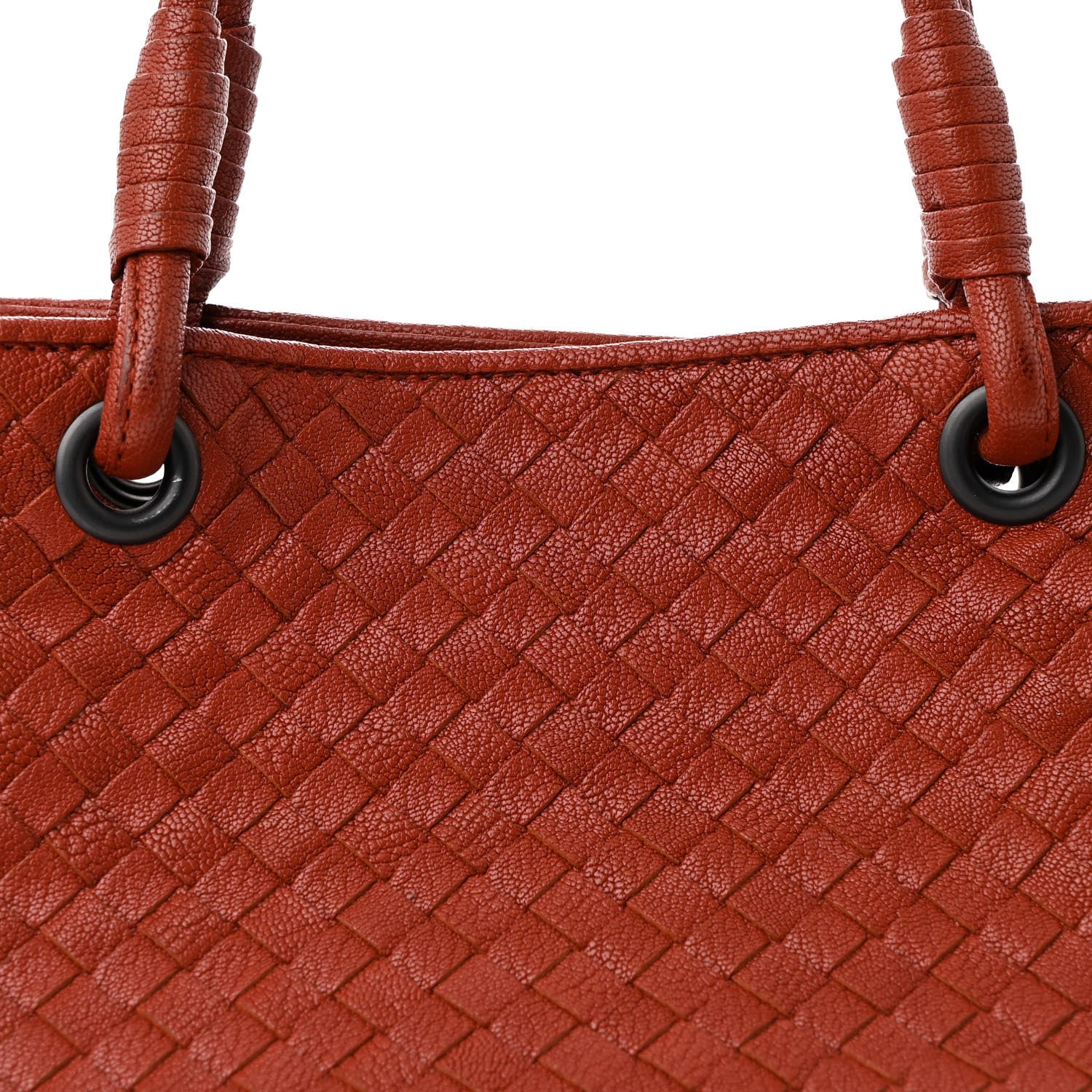 Bottega Veneta Nappa Intrecciato Woven Tote Terracota 9 of 11