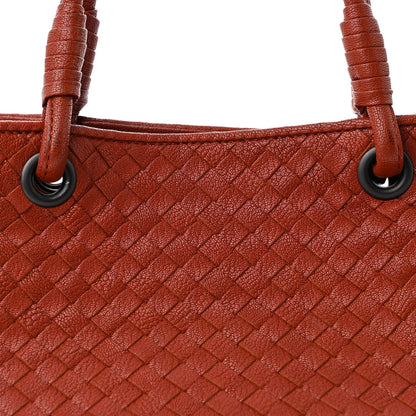 Bottega Veneta Nappa Intrecciato Woven Tote Terracota 9 of 11