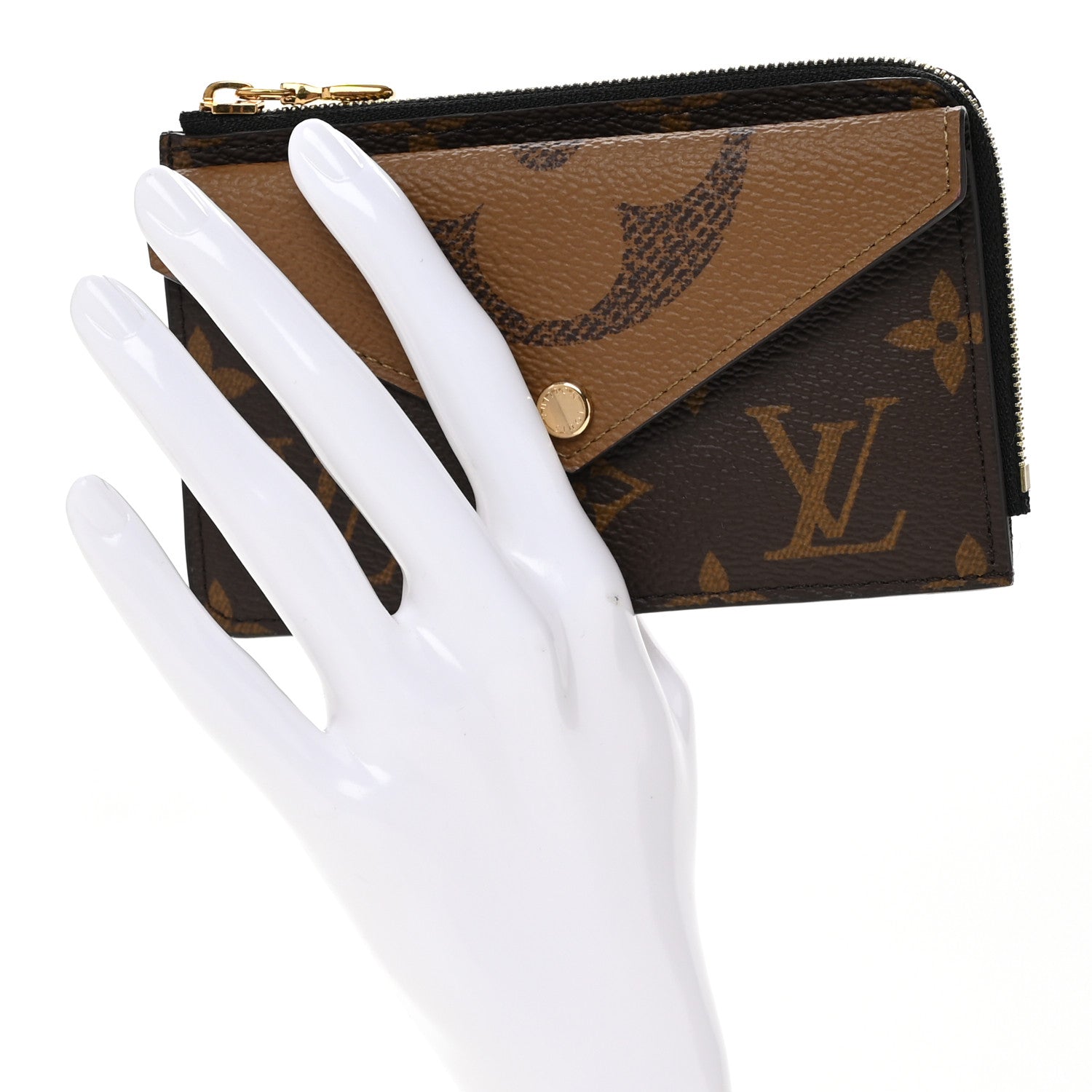 Louis Vuitton Reverse Monogram Recto Verso Card Holder Brown 2 of 5