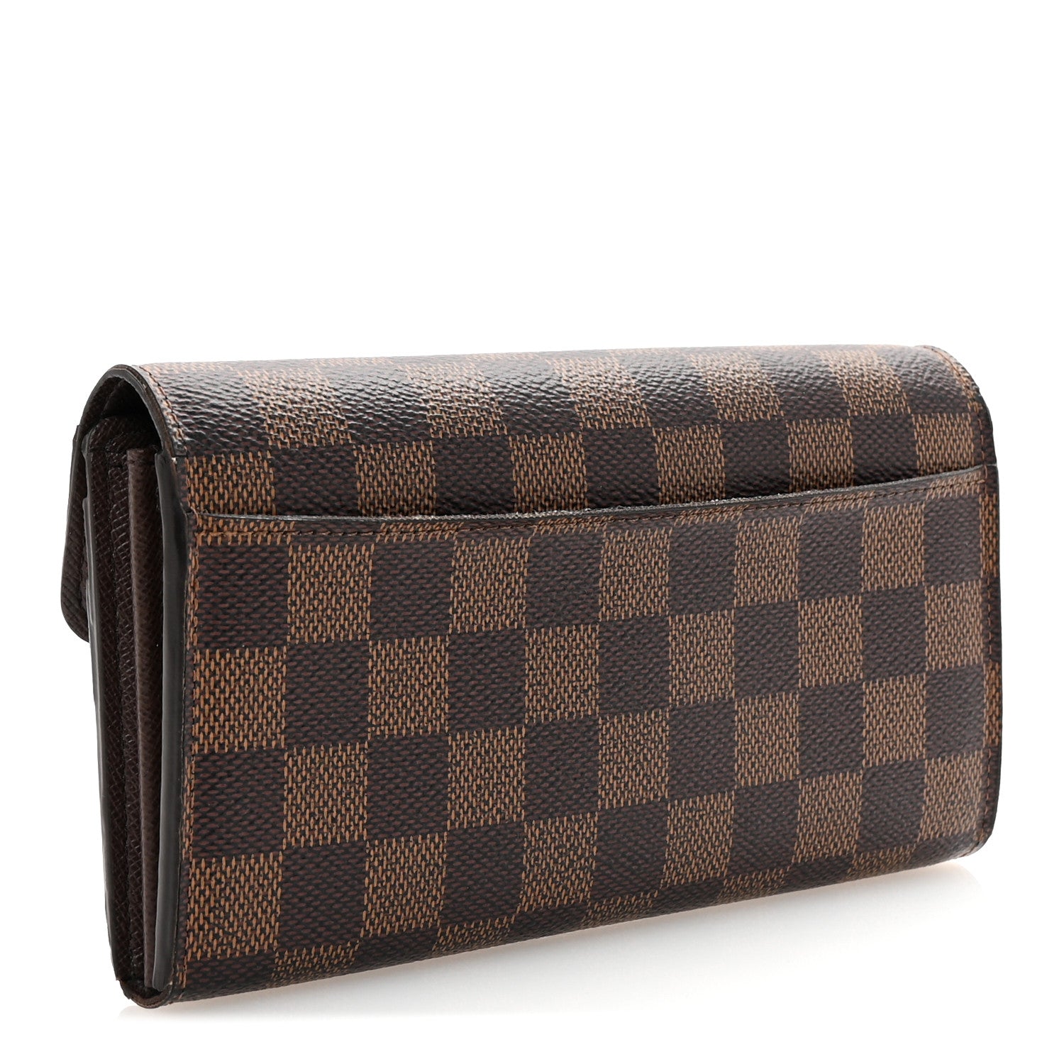Louis Vuitton Damier Ebene Sarah Wallet NM 3 of 7