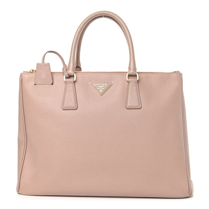 Prada Saffiano Large Galleria Double Zip Tote Cammeo 1 of 13