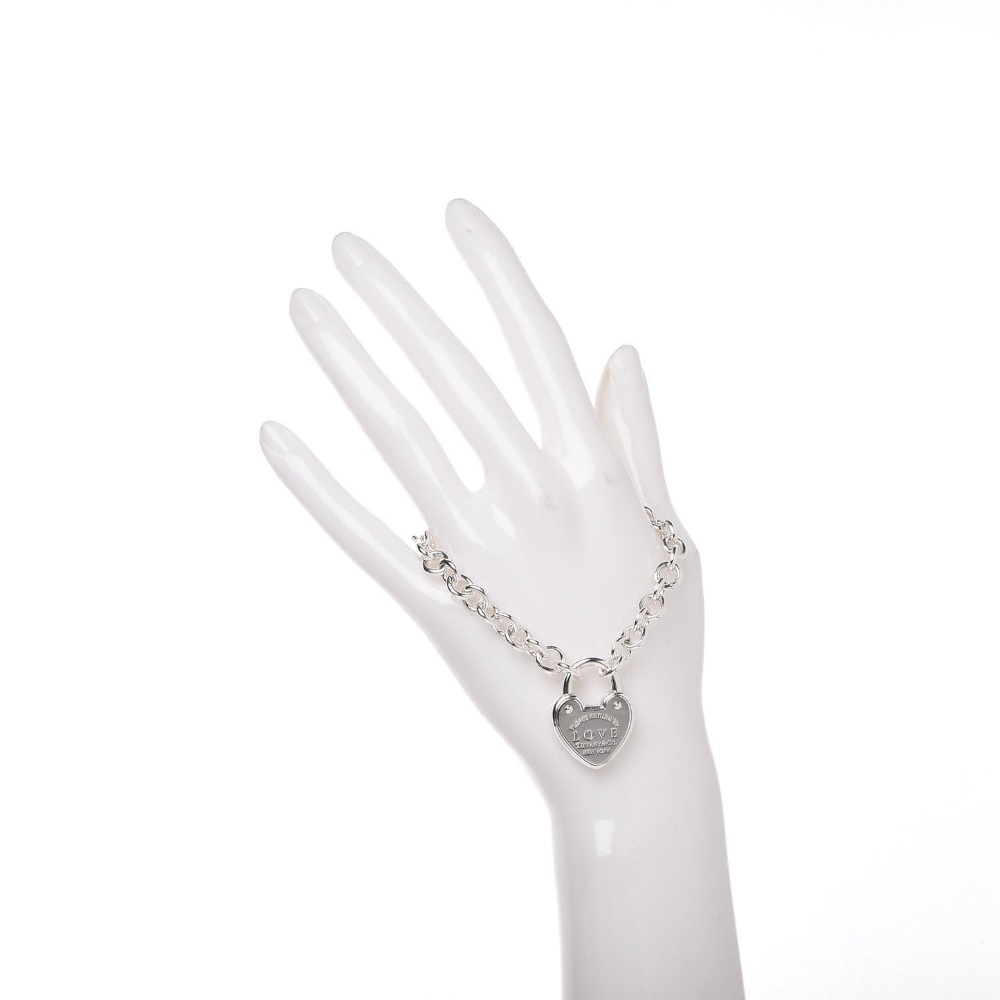 Sterling Silver Return to Love Lock Bracelet