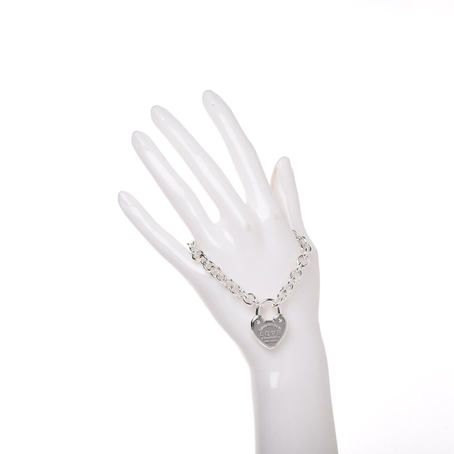 Tiffany Sterling Silver Return to Love Lock Bracelet 2 of 6