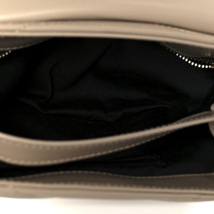Saint Laurent Calfskin Y Quilted Monogram Toy Loulou Crossbody Bag Dark Beige 5 of 11