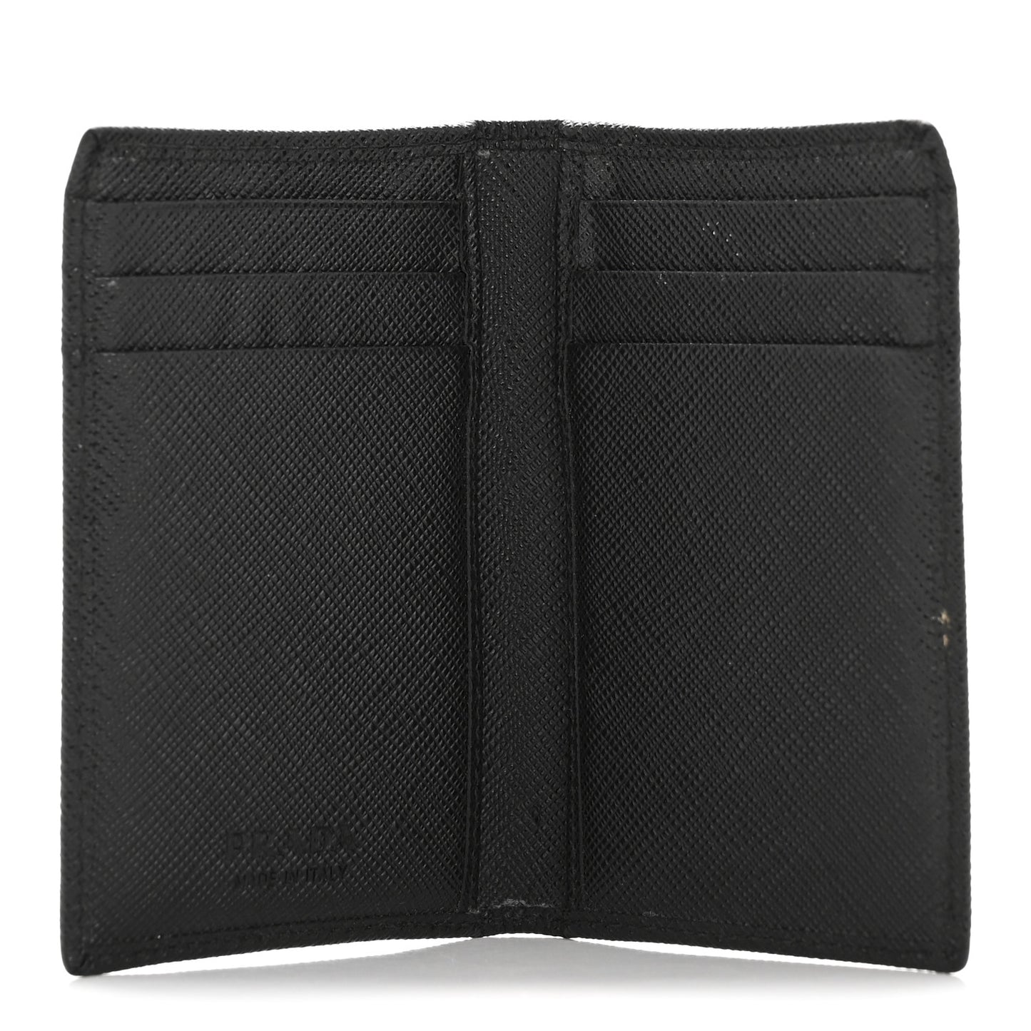 Saffiano Triangle Card Holder Black