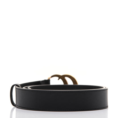 Gucci Calfskin Double G 30mm Belt 85 34 Black 2 of 8