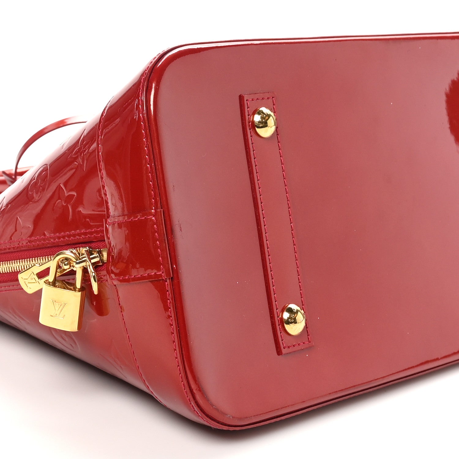 Louis Vuitton Vernis Alma GM Pomme D'Amour 8 of 11
